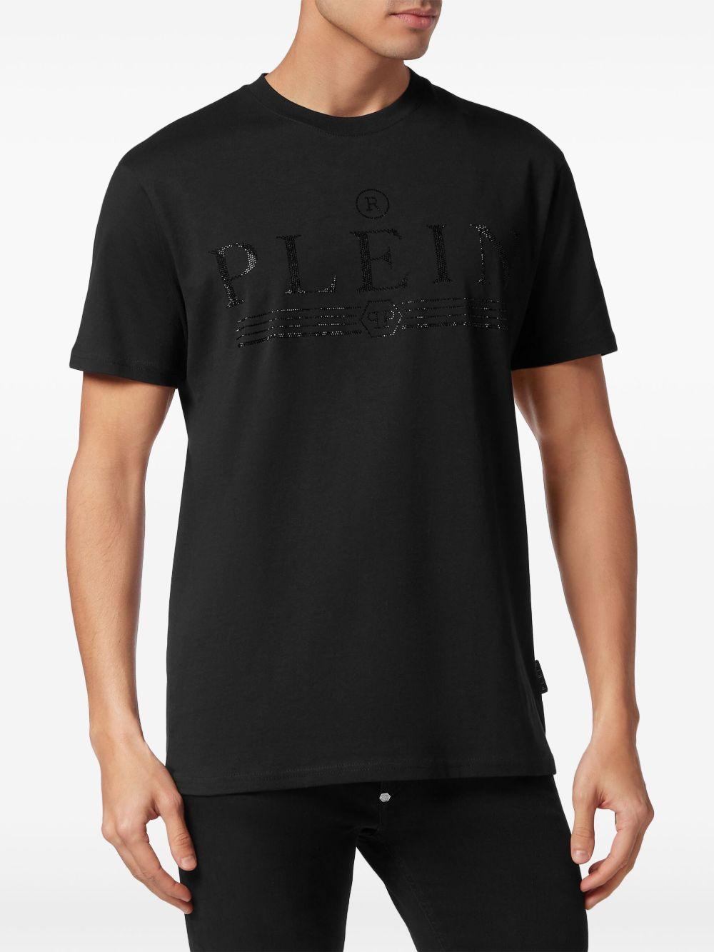 logo-embellished cotton T-shirt Product Image