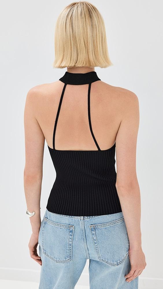 SIMKHAI Rubie Mock Neck Top with Hardware | Shopbop Product Image