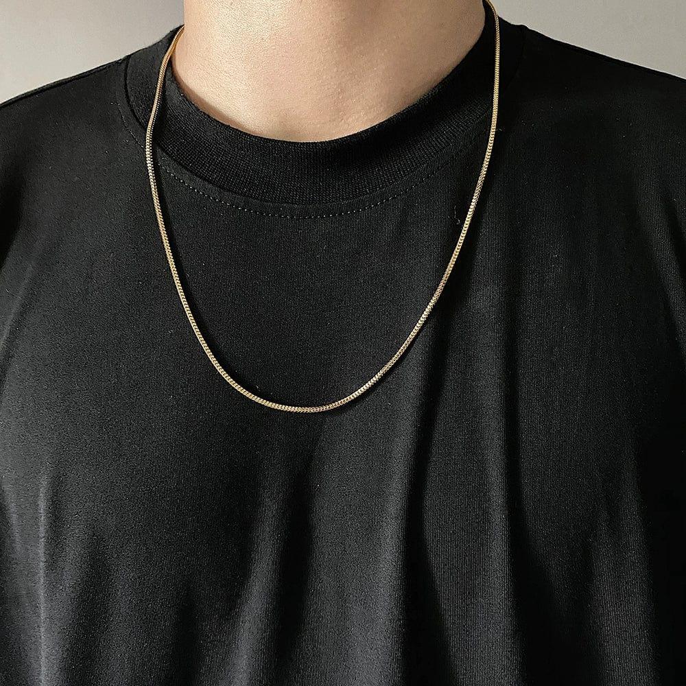EVERYDAY SNAKE BONE CHAIN NECKLACE Product Image