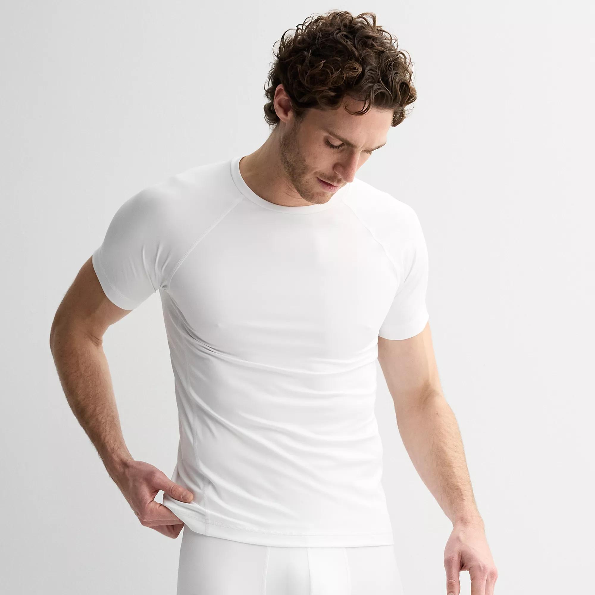 Men's Tek Gear® Base Layer Top, Size: Medium, Modern White Product Image