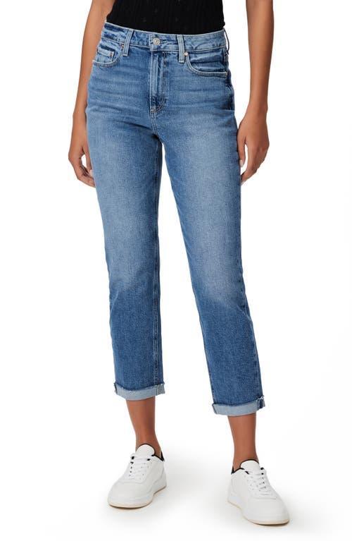 Paige High-Rise Brigitte Raw Hem Cuf in Stronghold (Stronghold) Women's Jeans Product Image