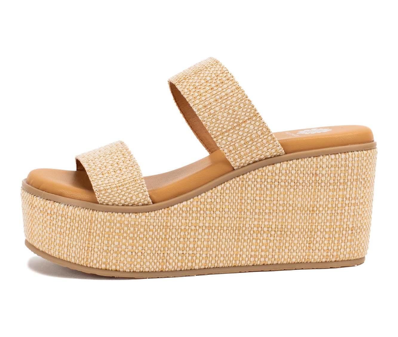 Women's Yellow Box Inisa Wedge Sandals Product Image