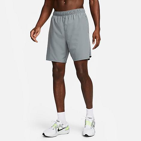 Men's Nike Dri-FIT Challenger 7" 2-in-1 Running Shorts, Size: Small, Grey Gray Blk Rf Slvr Product Image
