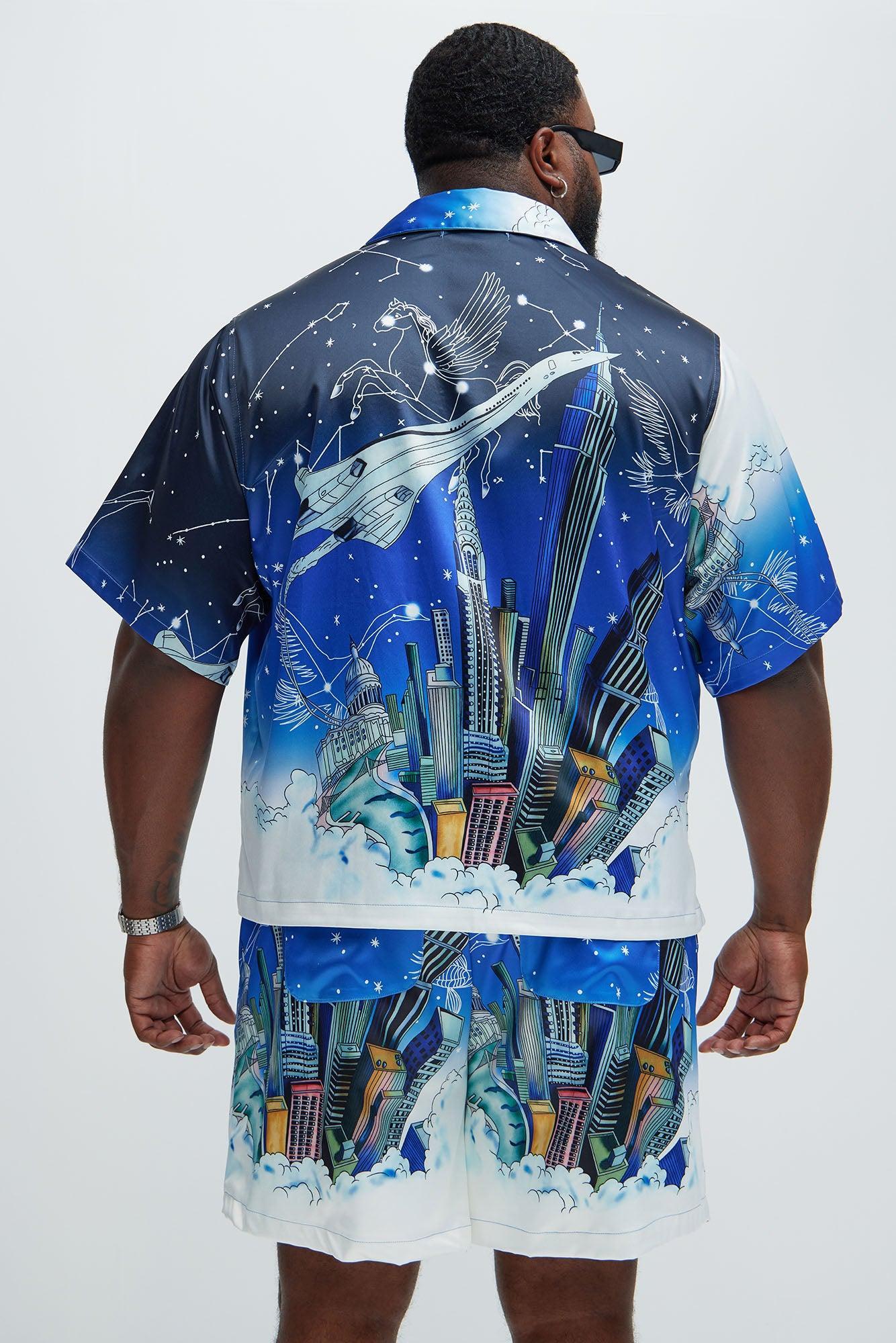 Skyline Shirt - Blue/combo Product Image