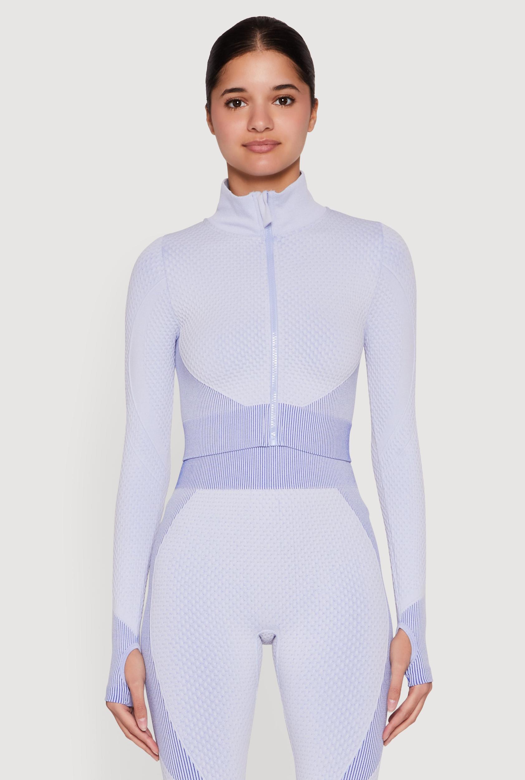 Womens Striped Detail Two Tone Track Jacket Product Image