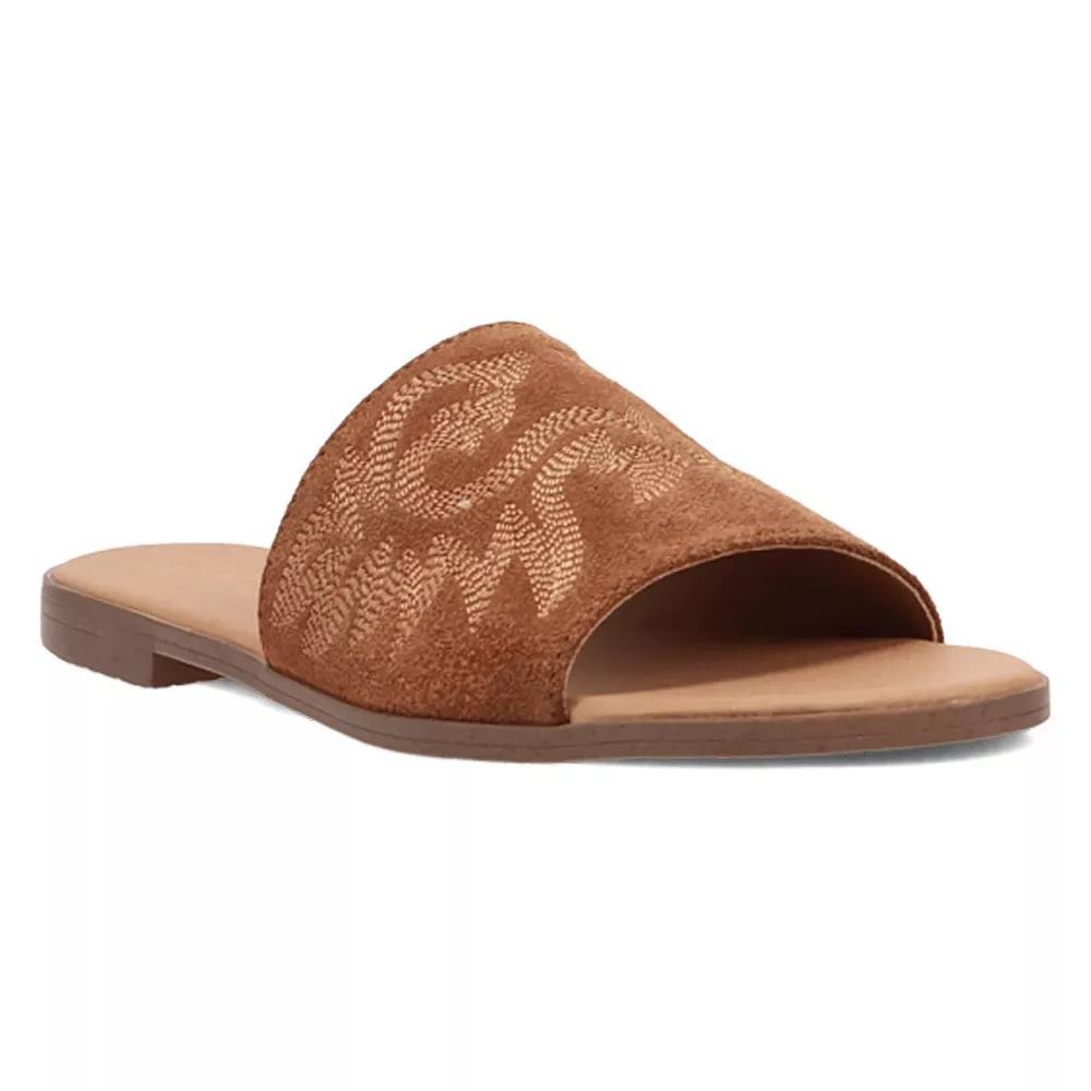 Dingo Lasso Women's Suede Sandals, Size: 6.5, Brown Product Image