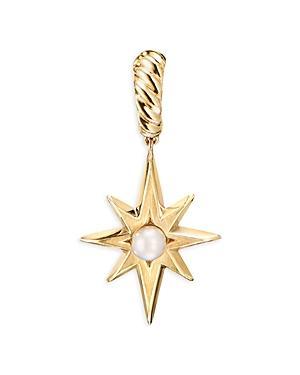 David Yurman Cable Collectibles North Star Birthstone Charm in 18K Yellow Gold with Garnet Product Image