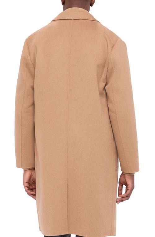 BUGATCHI Wool Blend Coat In Caramel Product Image