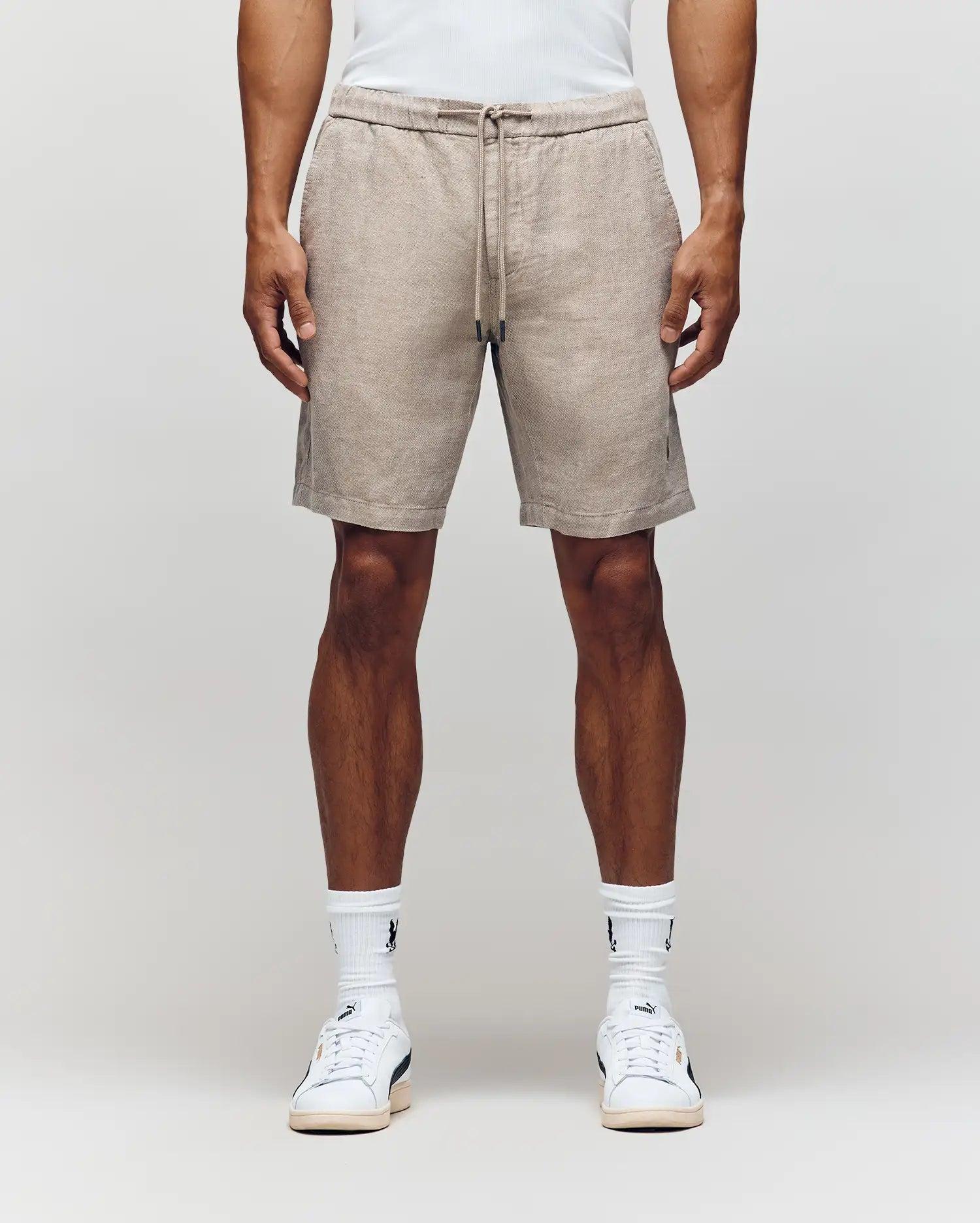 Men's Chatham Pull On Chino Short 104 NATURAL LINEN / S Product Image