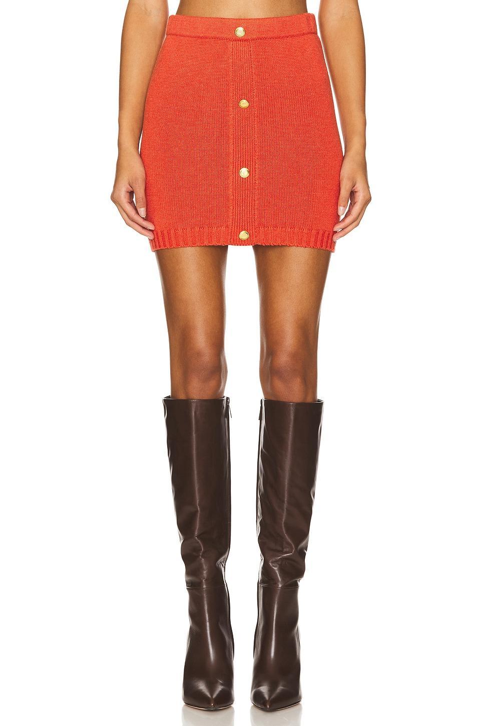 Lovers and Friends Christa Mini Skirt in Red Product Image