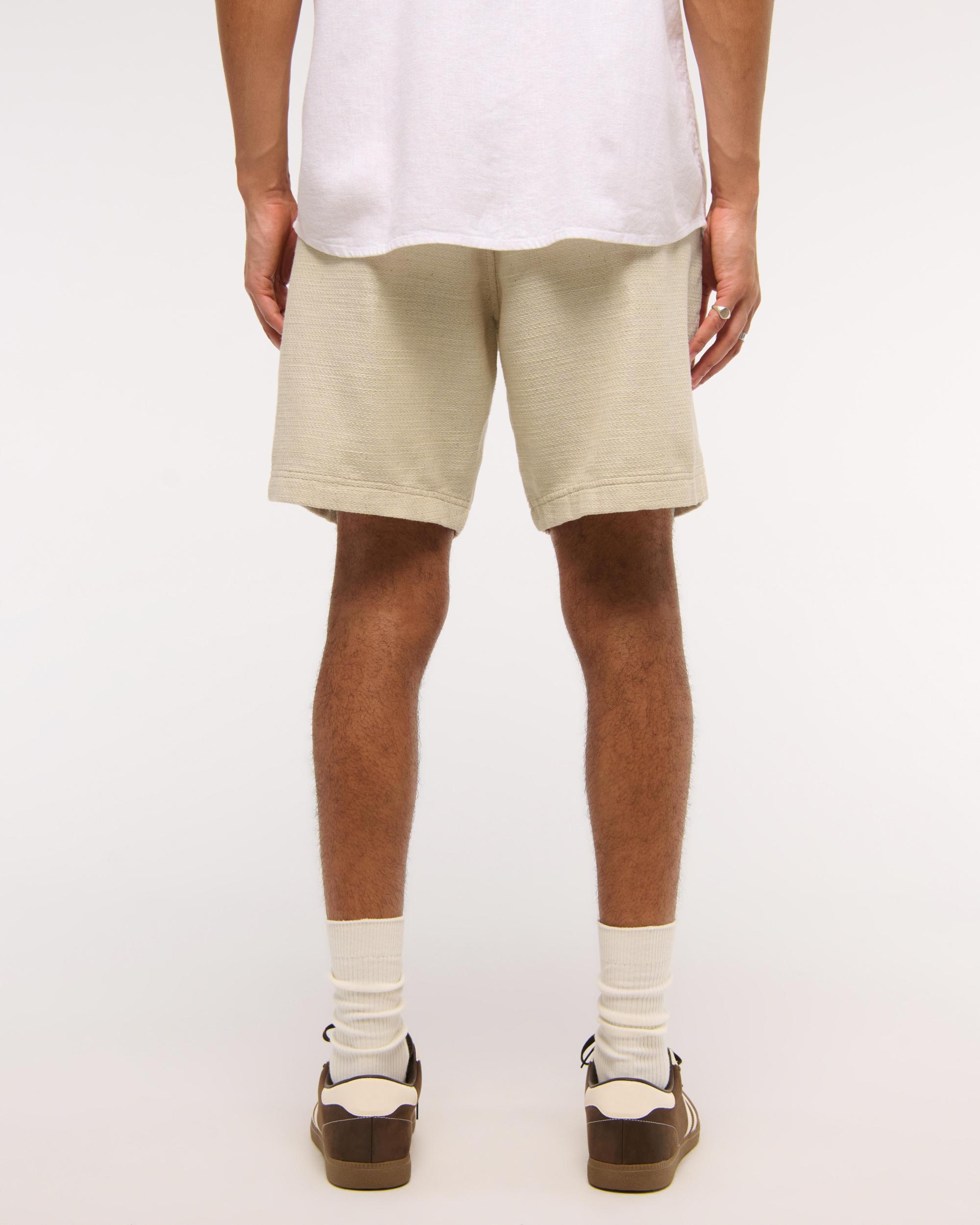 Cotton Texture Pull-On Short Product Image