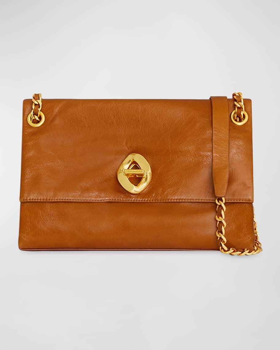 G Large Flap Leather Crossbody Bag Product Image