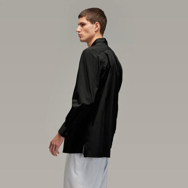 adidas Y-3 Pleated Pocket Shirt Core White M Mens Product Image