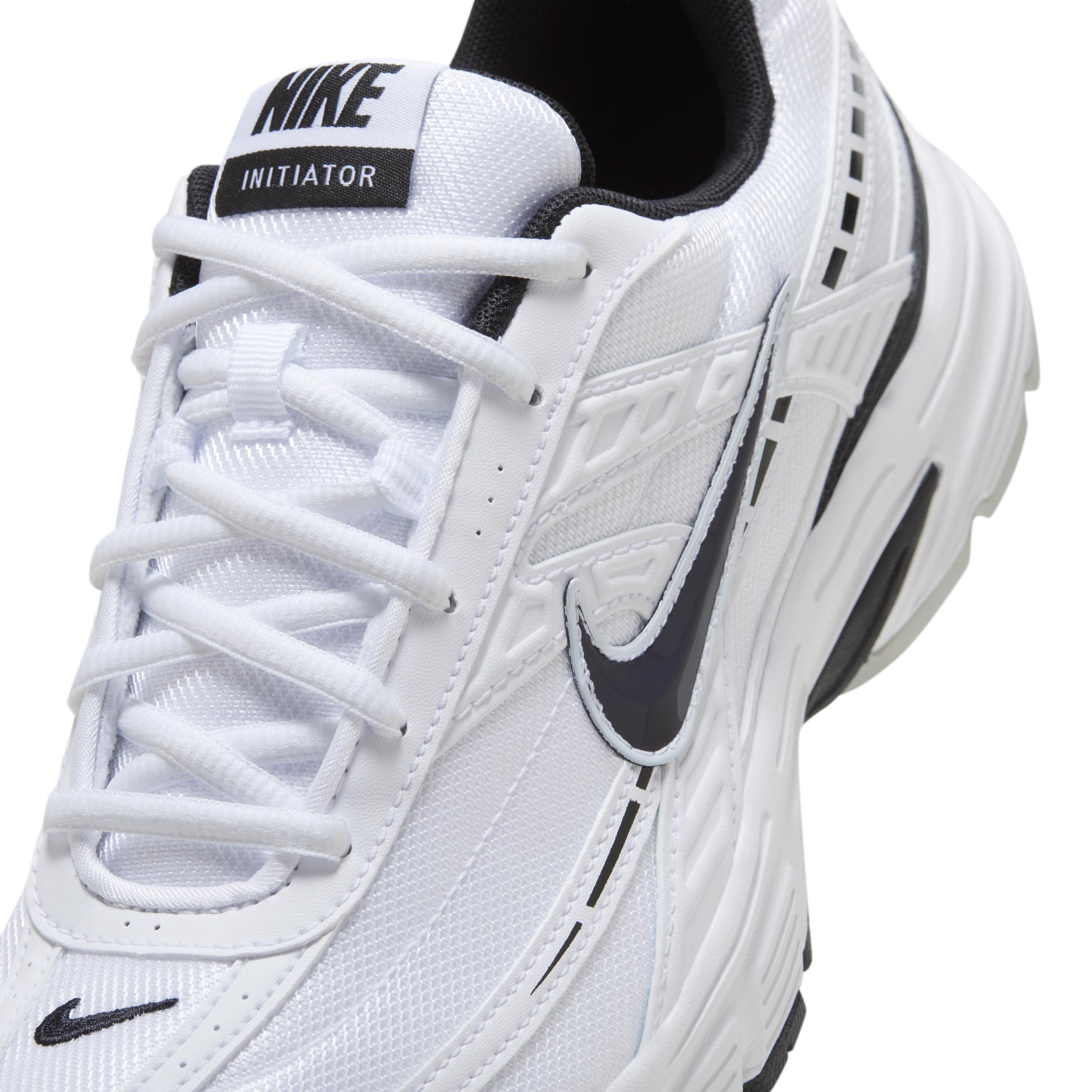 Nike Initiator Men's Running Shoes, Size: 8.5, White Black Product Image