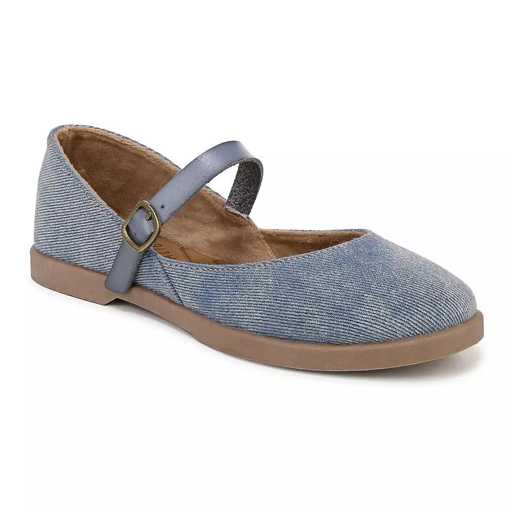 Blowfish Malibu Empower Women's Mary Jane Flats, Size: 8, Blue Fabric Product Image