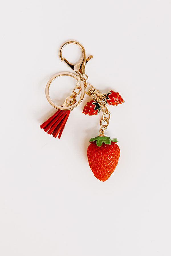 Strawberry Kisses Keychain Bag Charm Product Image