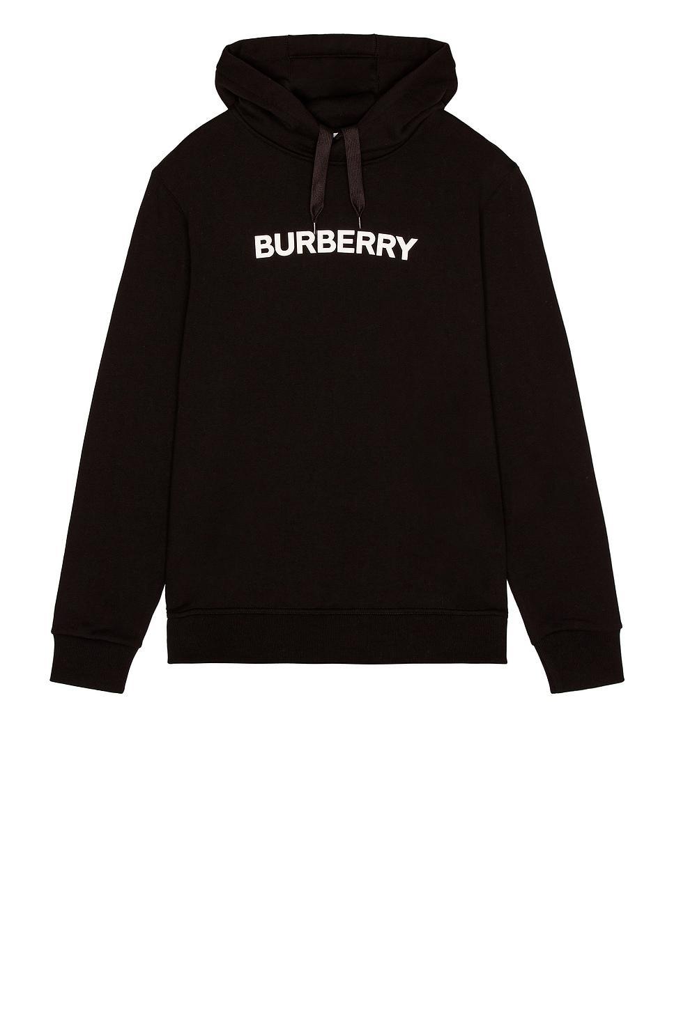 Burberry Ansdell Hoodie in Black - Black. Size L (also in S, XL). Product Image