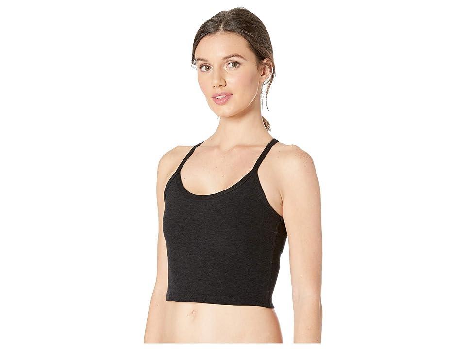 Beyond Yoga Spacedye Slim Racerback Cropped Tank Birch Heather XXS Product Image