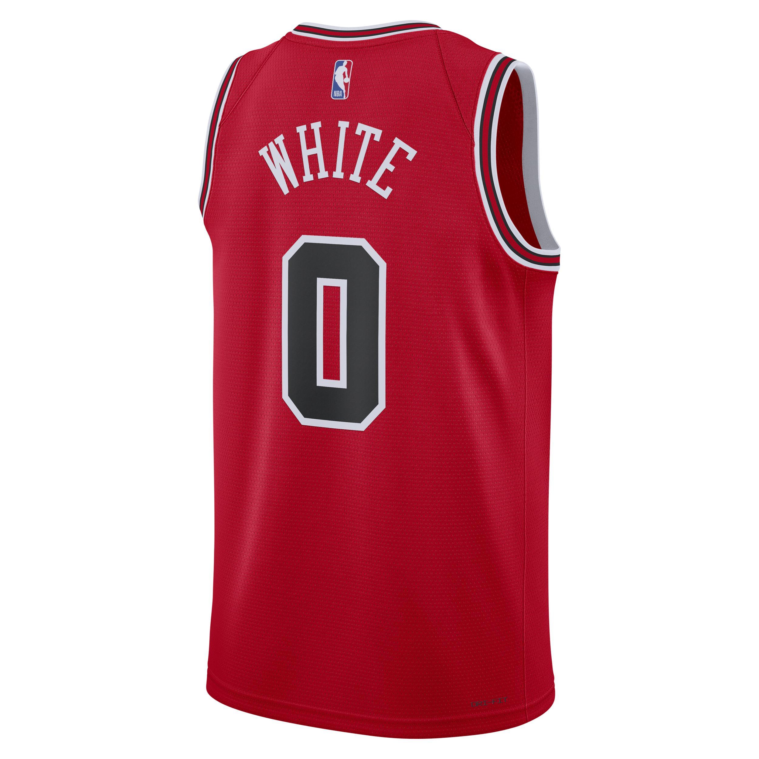 Unisex Nike Coby White Red Chicago Bulls Swingman Jersey - Icon Edition, Adult Unisex, Size: Medium Product Image