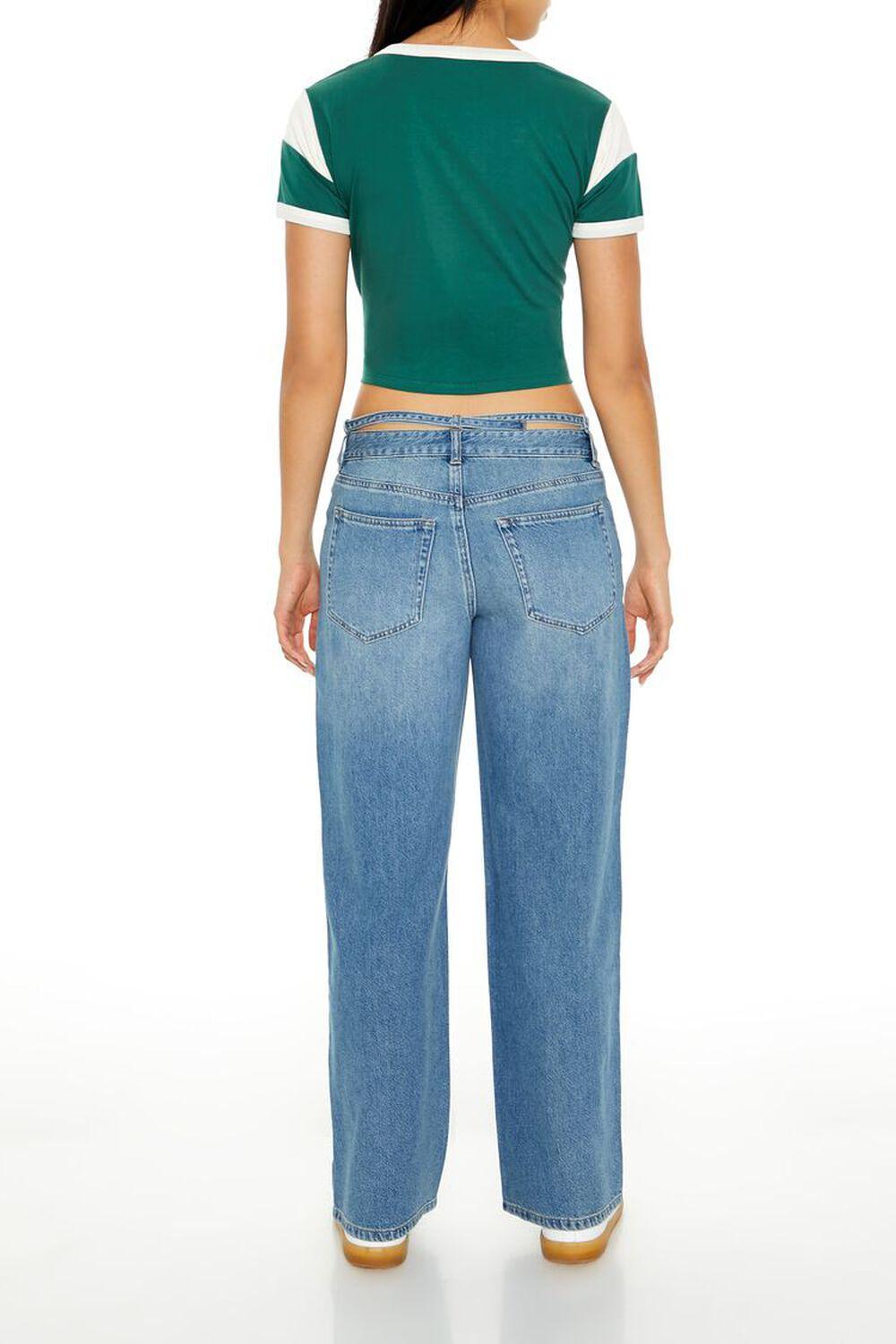 Belted Low-Rise Baggy Jeans | Forever 21 Product Image