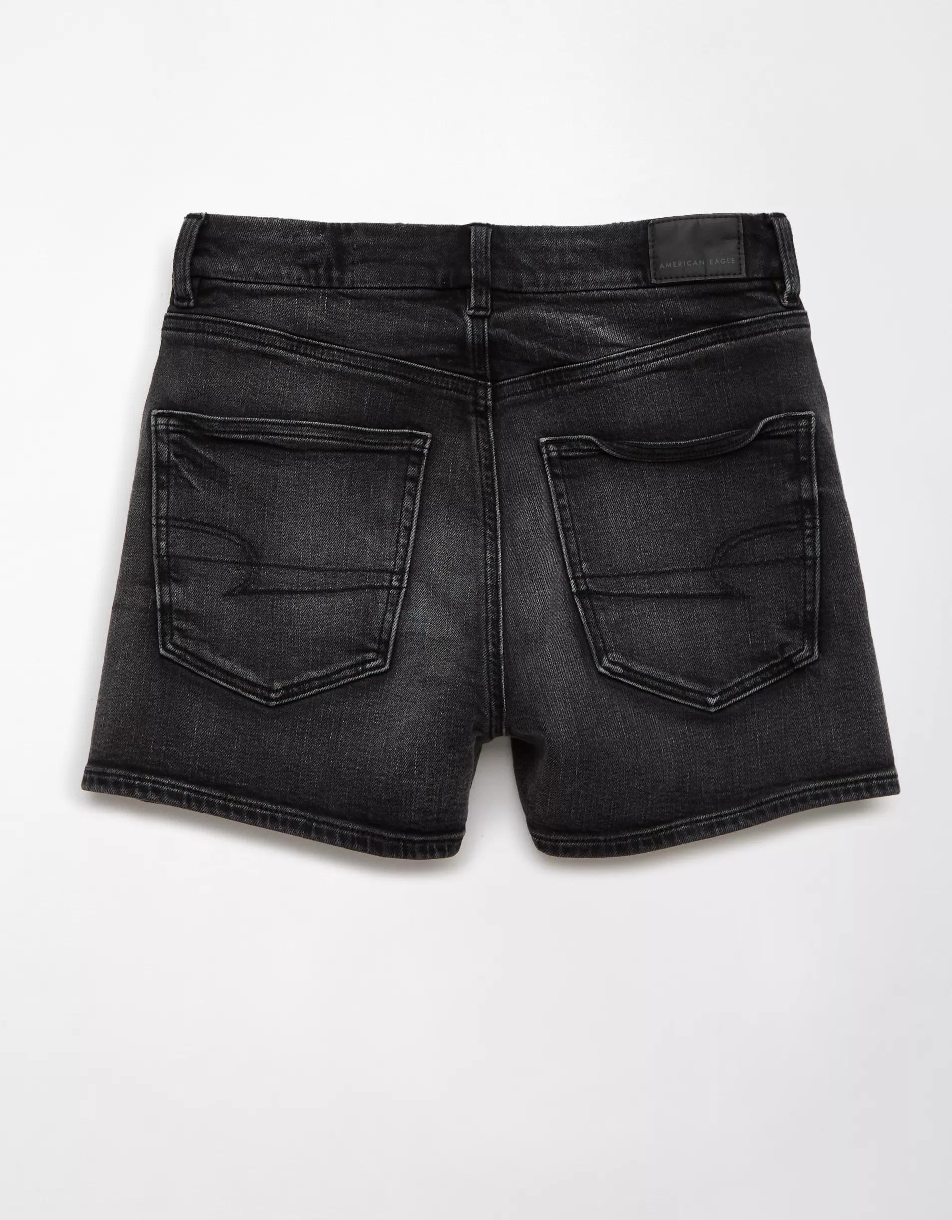 AE Strigid Curvy Denim Mom Short Product Image