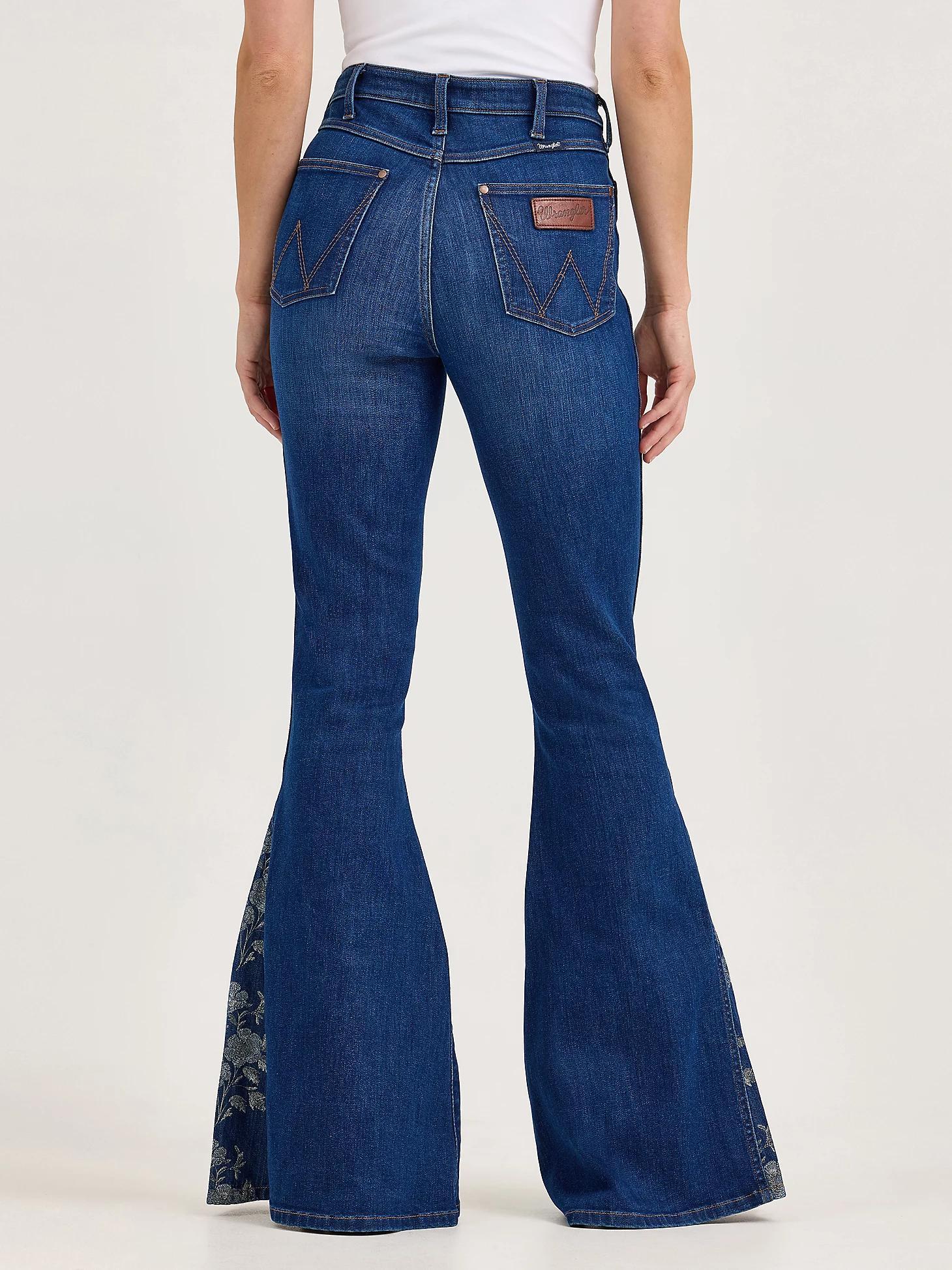 Women's Wrangler Retro® Bailey High Rise Pieced Trumpet Flare Jean | Women's JEANS | Wrangler® Product Image