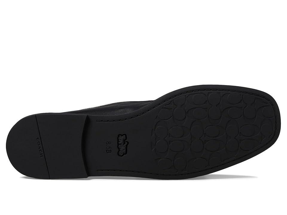 COACH Emilia Leather Square Toe Mary Jane Flats Product Image