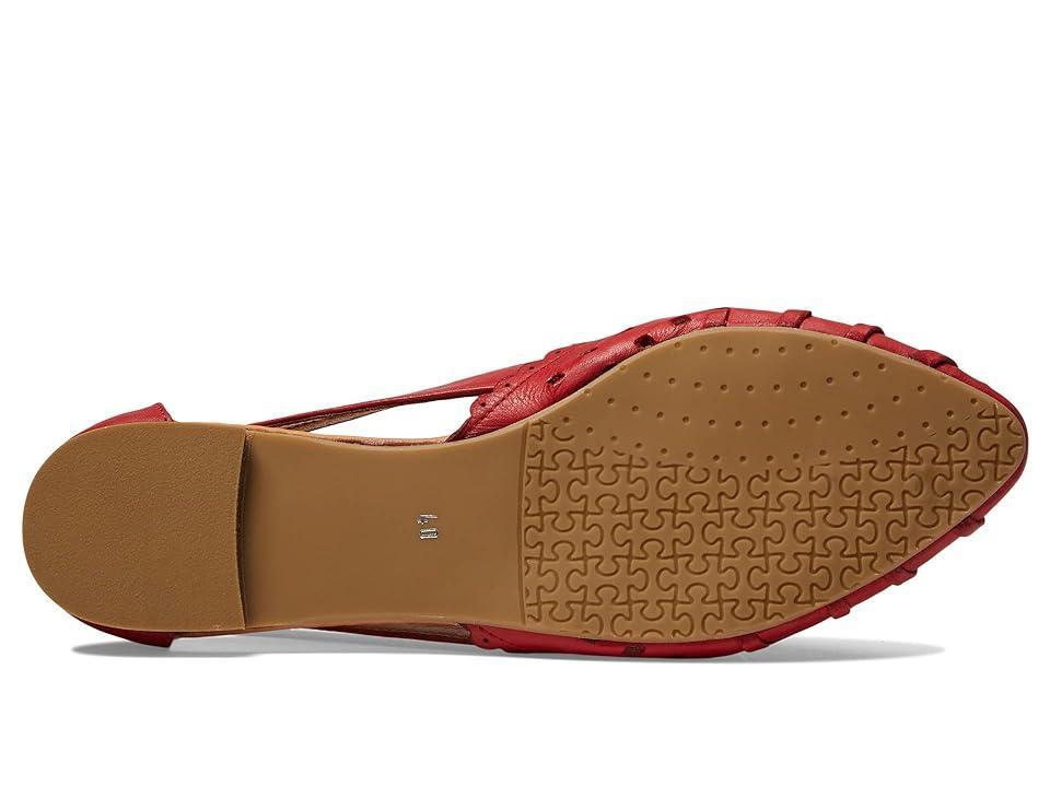 Spring Step Women's Delorse Ballet Flats, Size: 38, Red Product Image