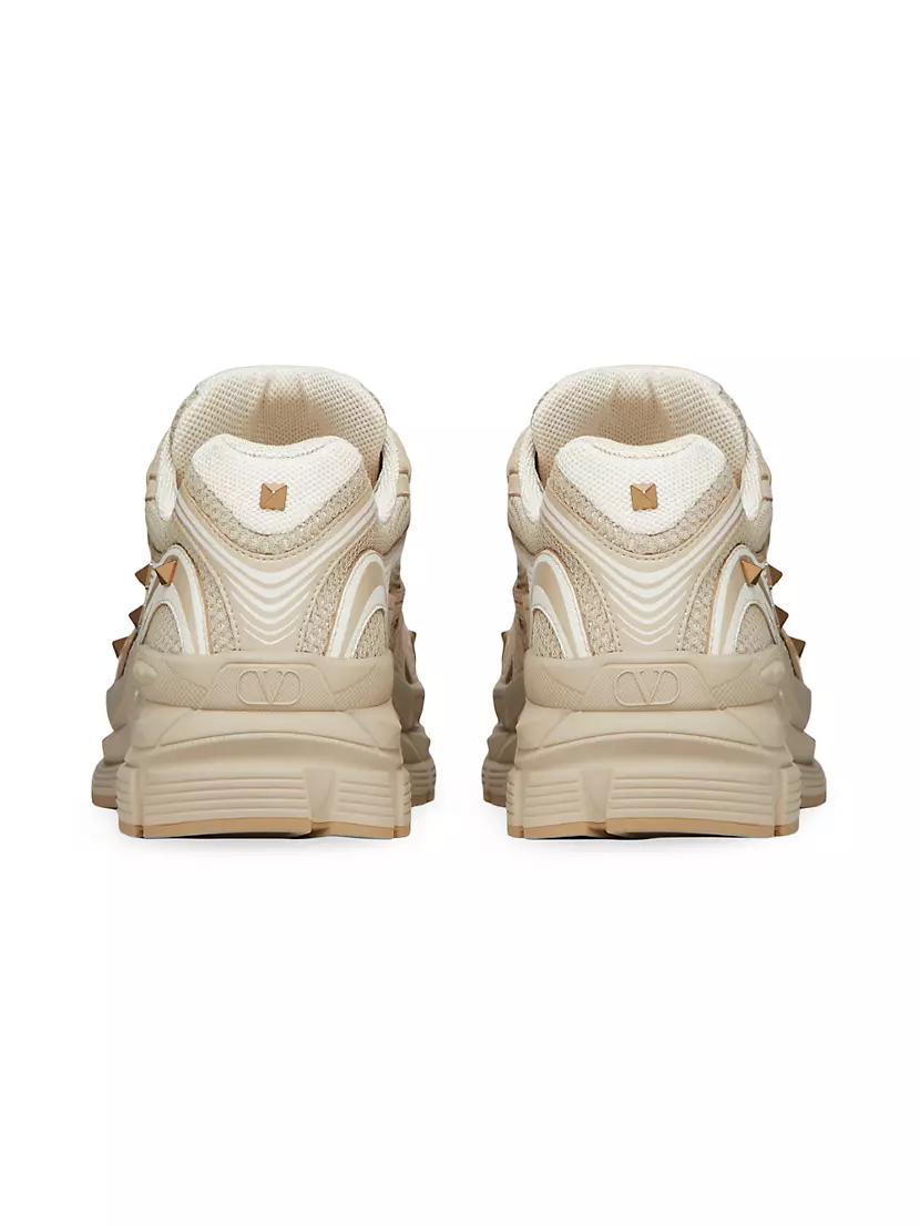 MS-2960 Low-top Fabric and Split Leather Sneakers Product Image
