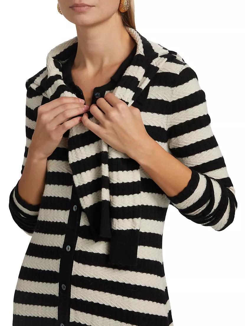 Morrissey Striped Midi-Dress Product Image