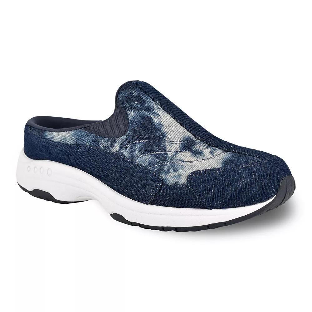Easy Spirit Traveltime Women's Fashion Mules, Size: 9 XW, Blue Tie Dye Product Image