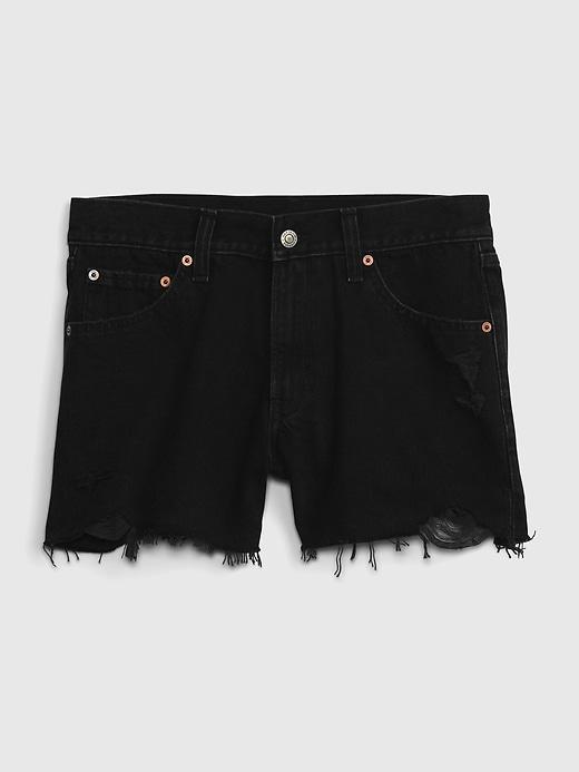 4" Low Rise Stride Denim Shorts Product Image
