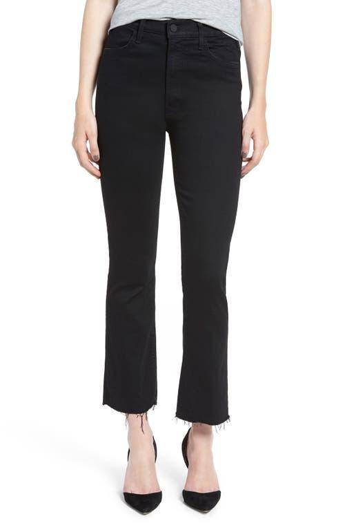 Mother The Hustler High Rise Frayed Flare Leg Ankle Jeans in Not Guilty Product Image