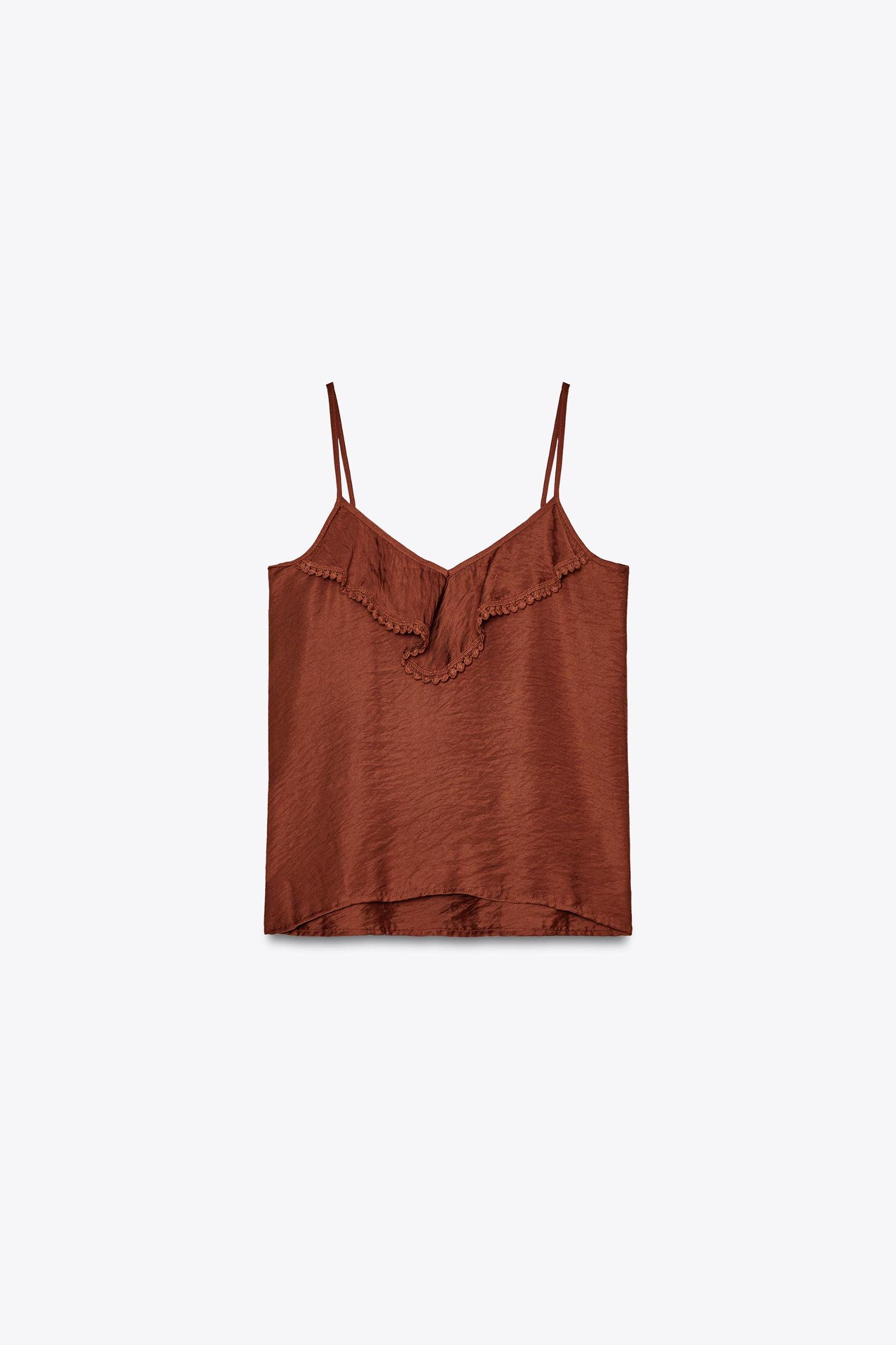 RUFFLED LACE TOP Product Image