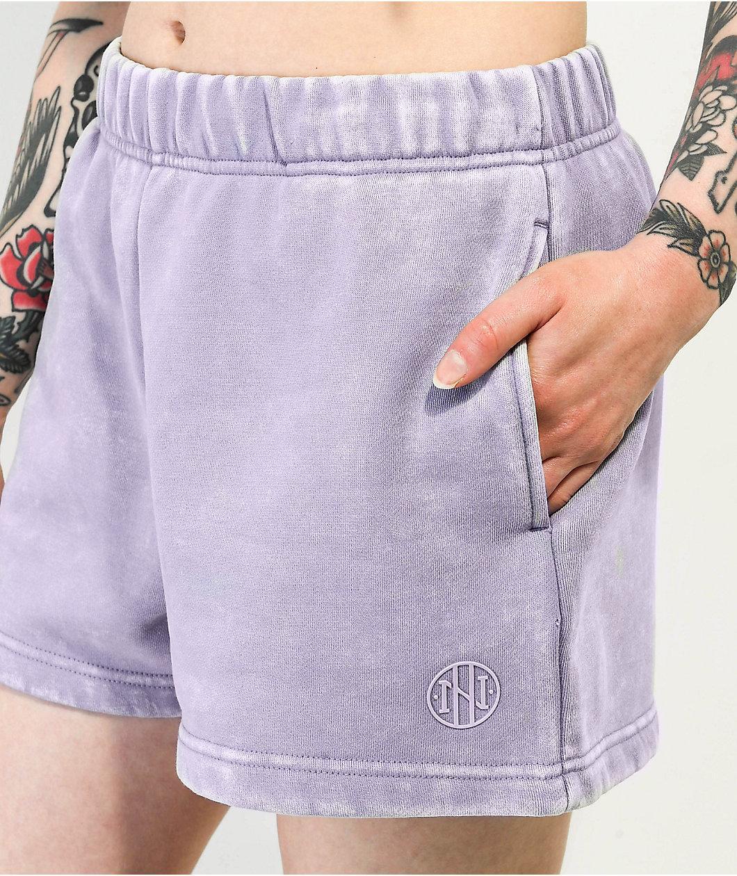 Ninth Hall Fundamentals Jara Orchid Relaxed Sweat Shorts Product Image