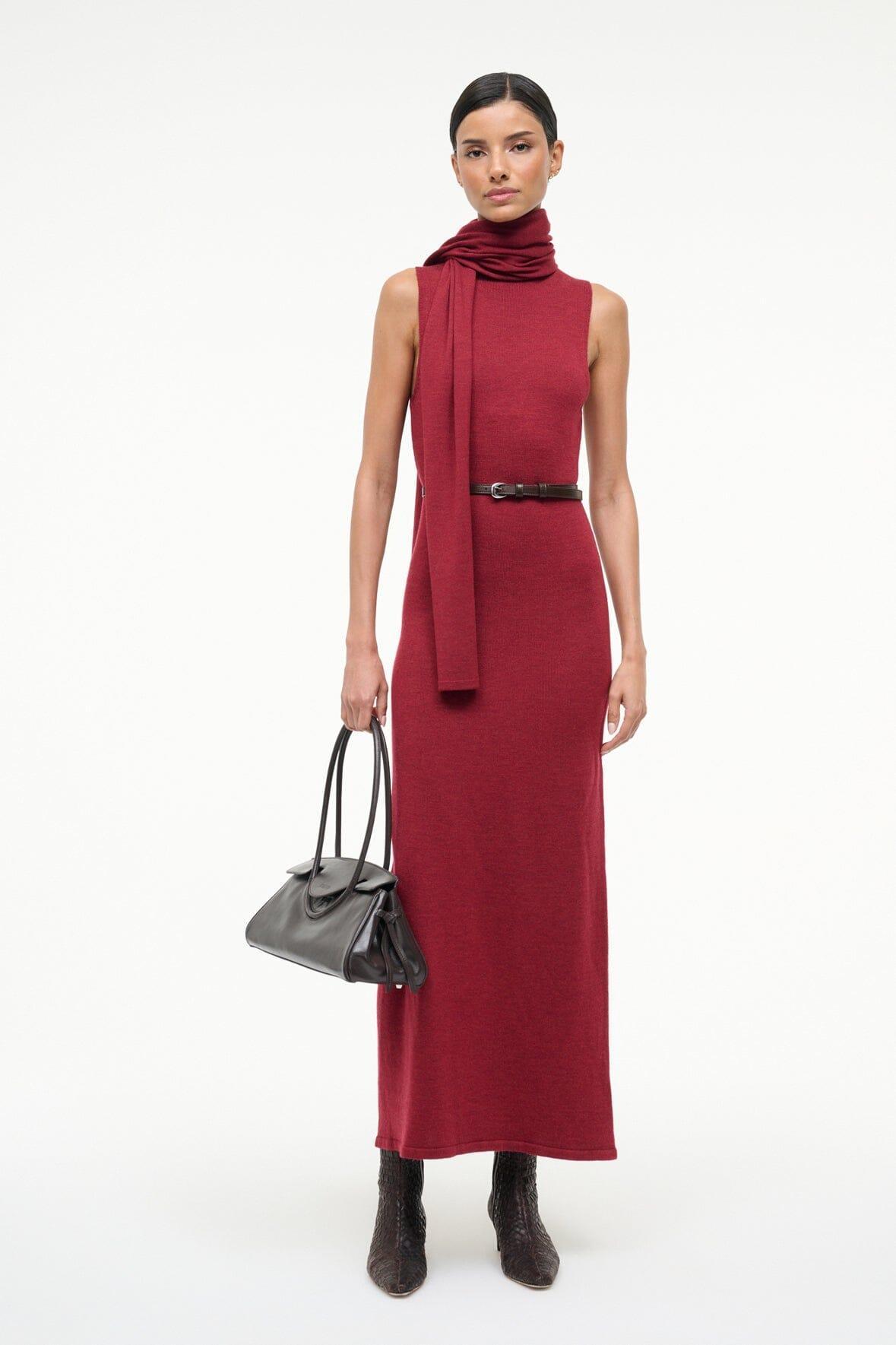CANAL MIDI DRESS | SANGRIA Product Image