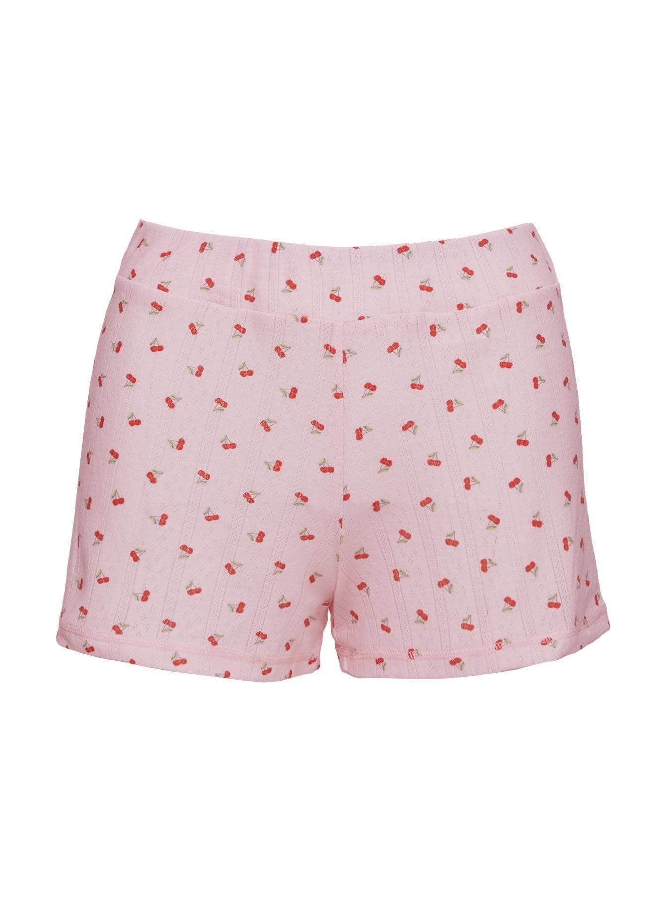 On A Cloud Pointelle Sleep Tank Top Pink Cherry Product Image
