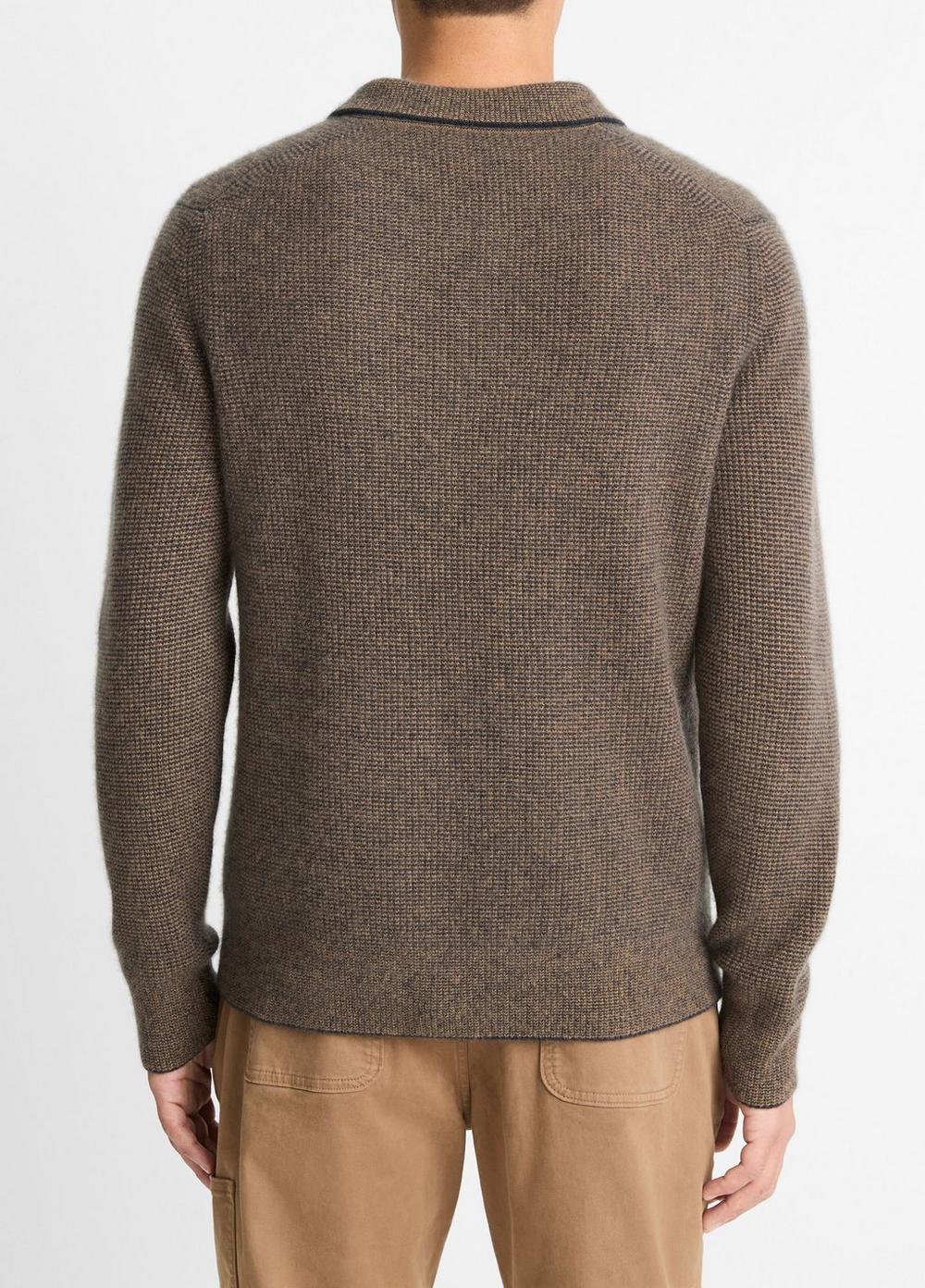 Mens Thermal Cashmere V-Neck Sweater Product Image