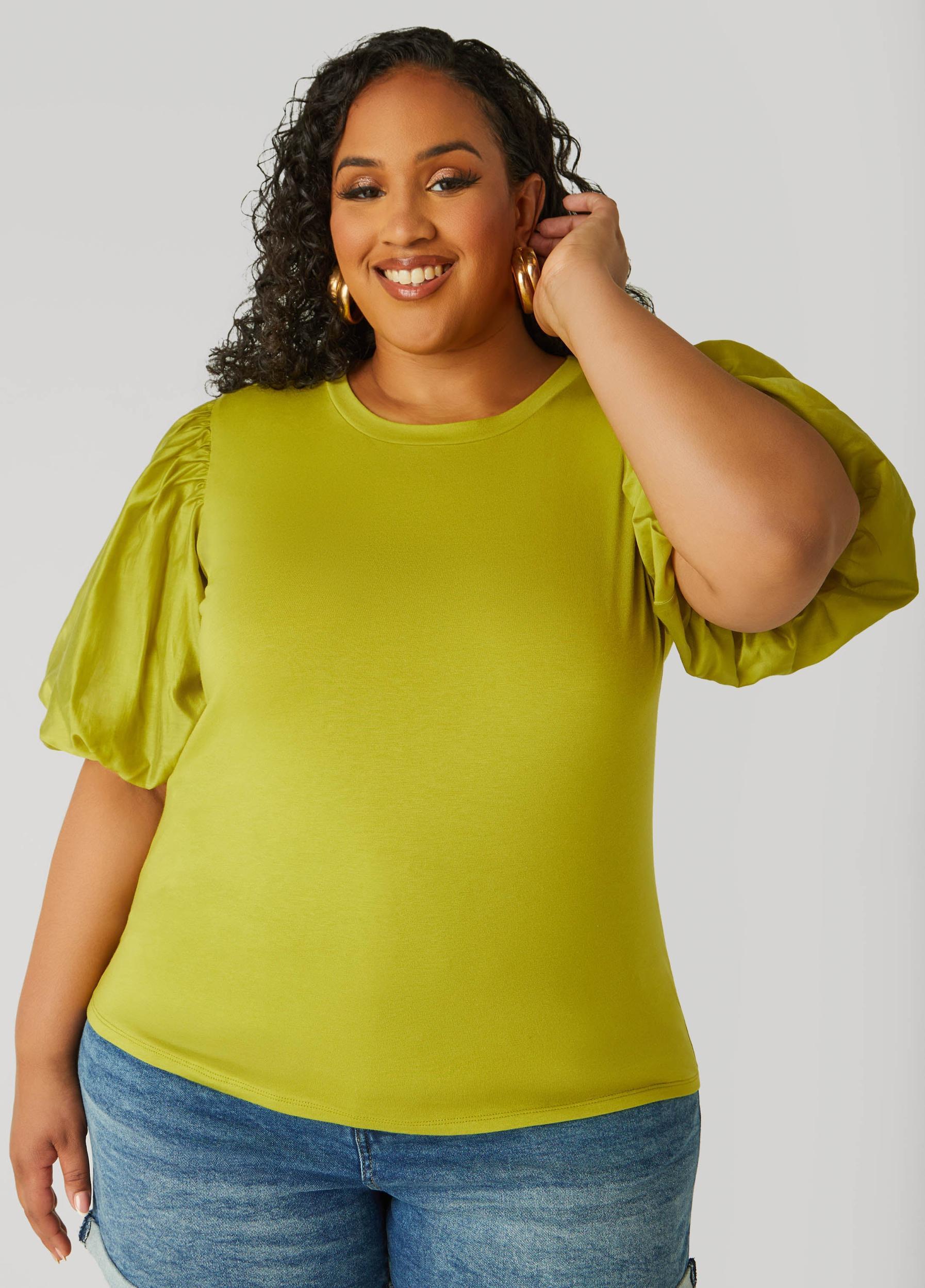 Cotton Paneled Jersey Top Product Image