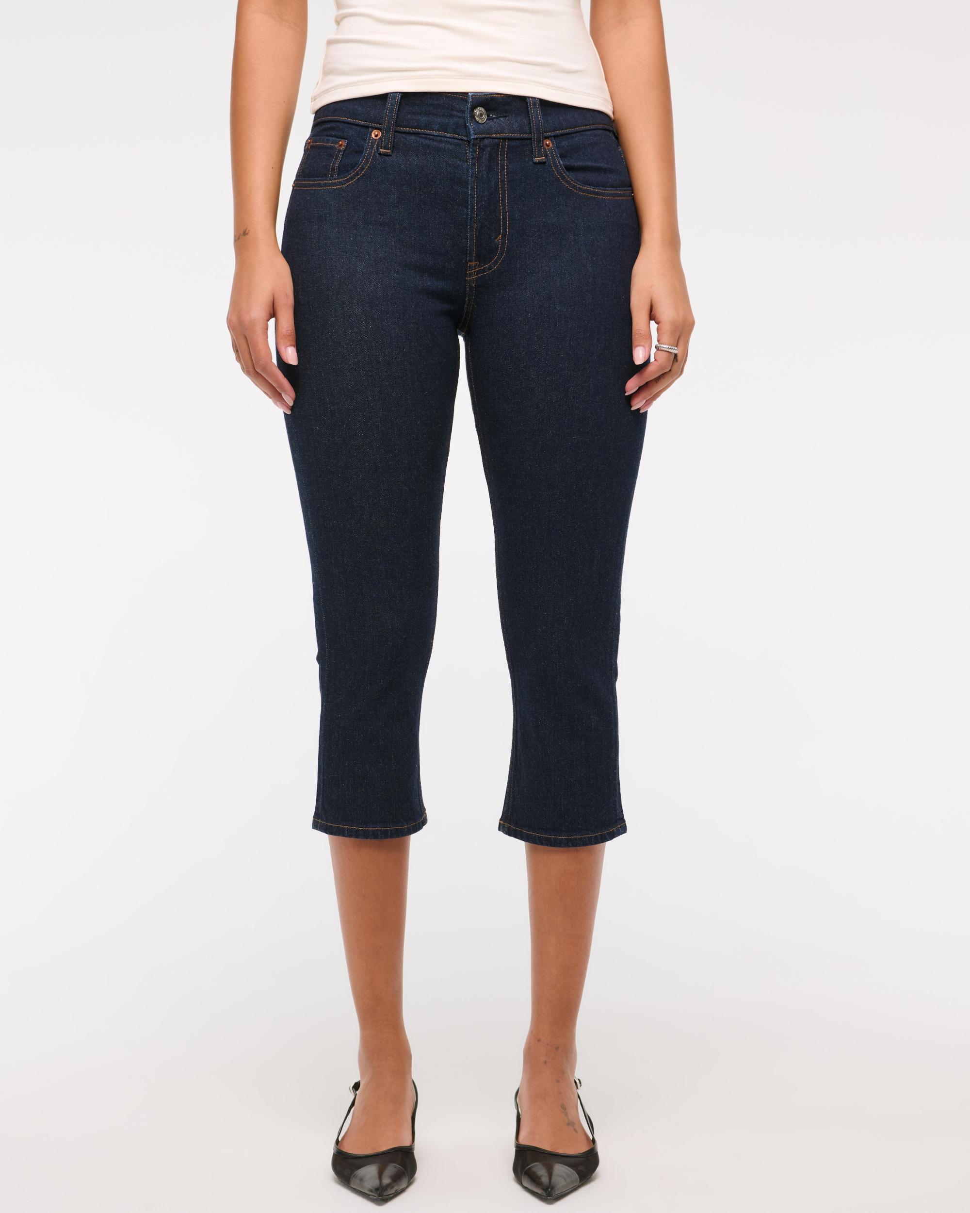 Mid Rise Capri Jean Product Image