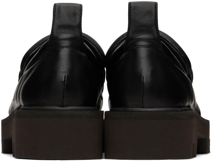 DRIES VAN NOTEN Black Padded Loafers Product Image