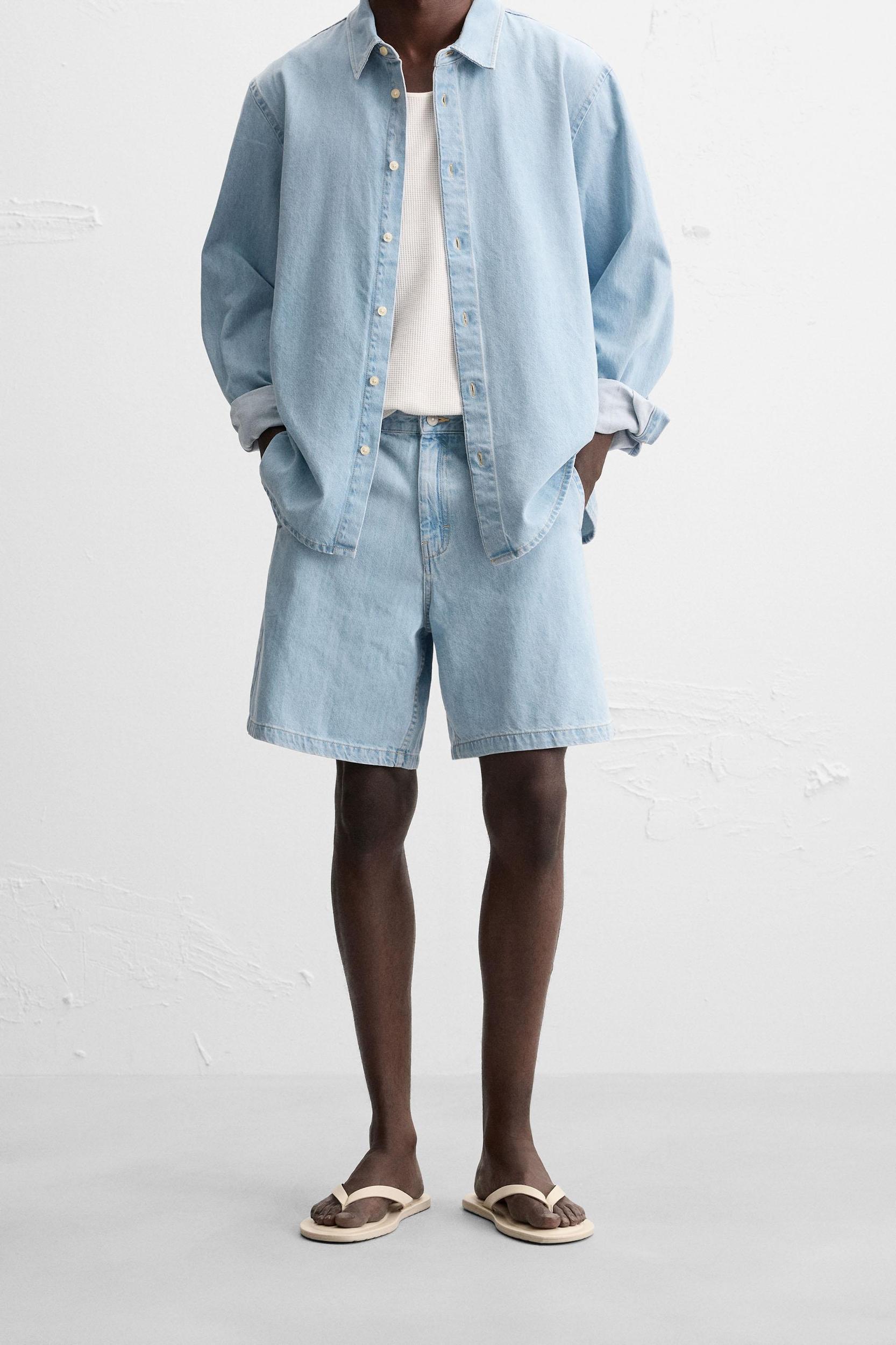 DENIM SHORTS Product Image