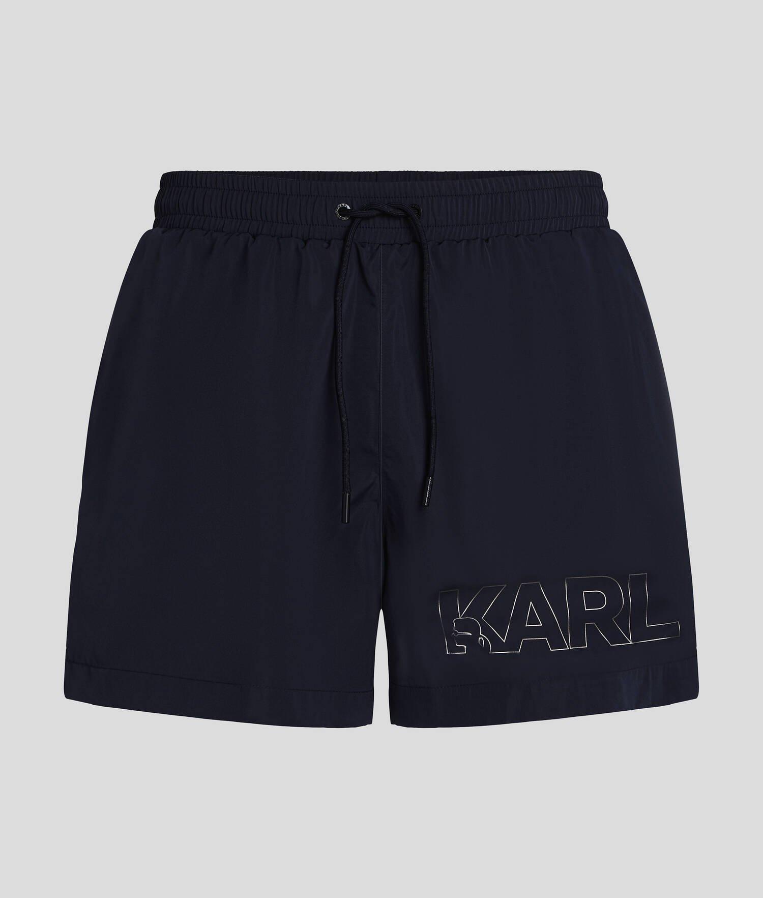 METALLIC KARL LOGO BOARDSHORTS Product Image