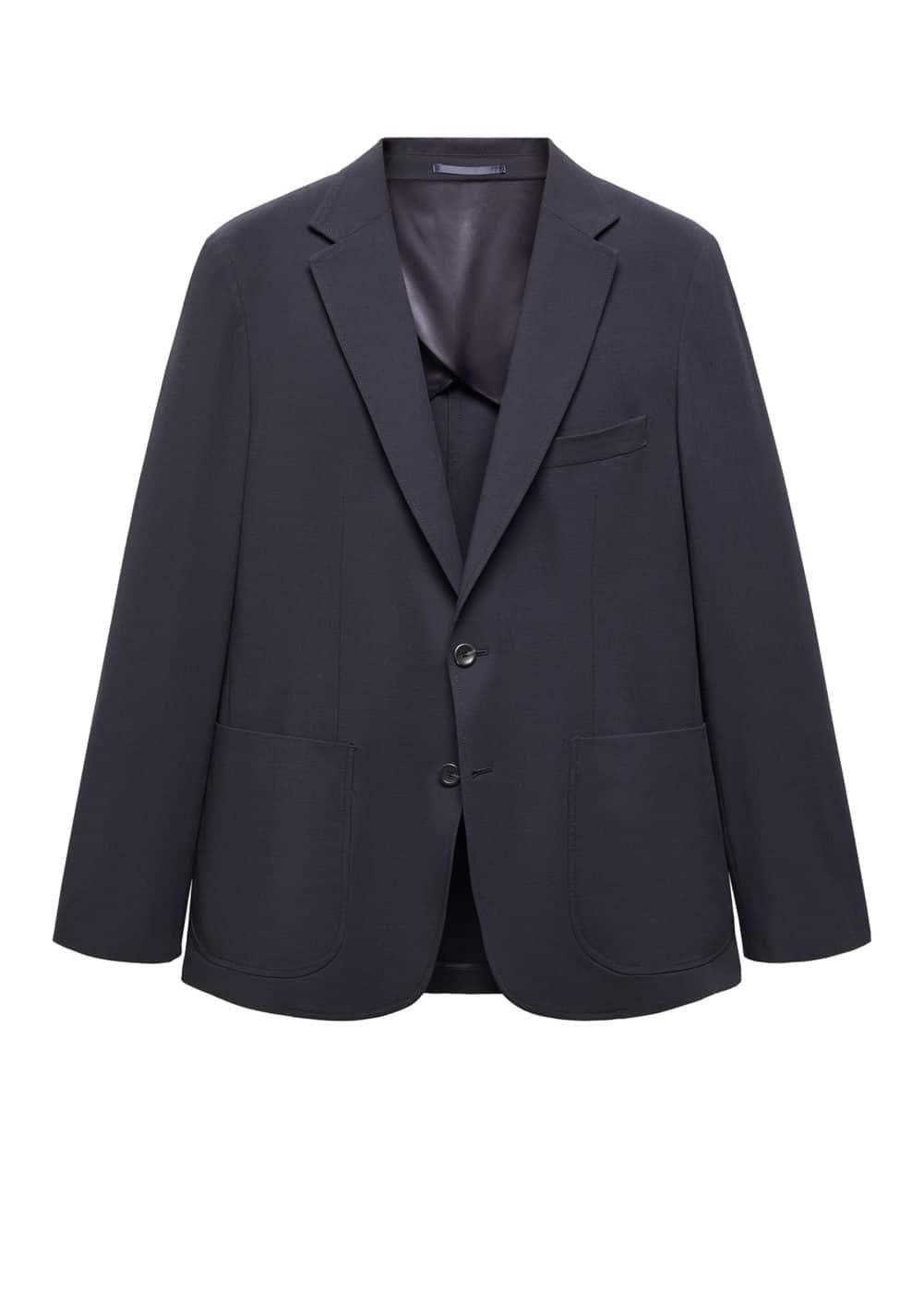Mango Mens Structured Cotton Blazer Product Image