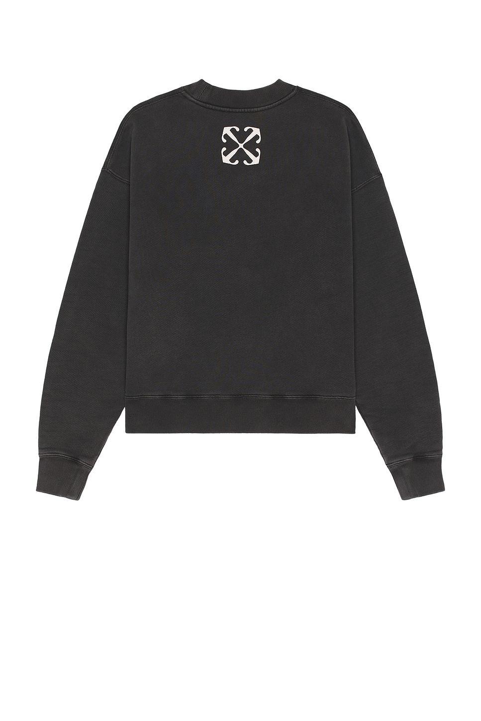 OFF-WHITE S. Matthew Skate Crewneck in Black - Black. Size XL/1X (also in ). Product Image