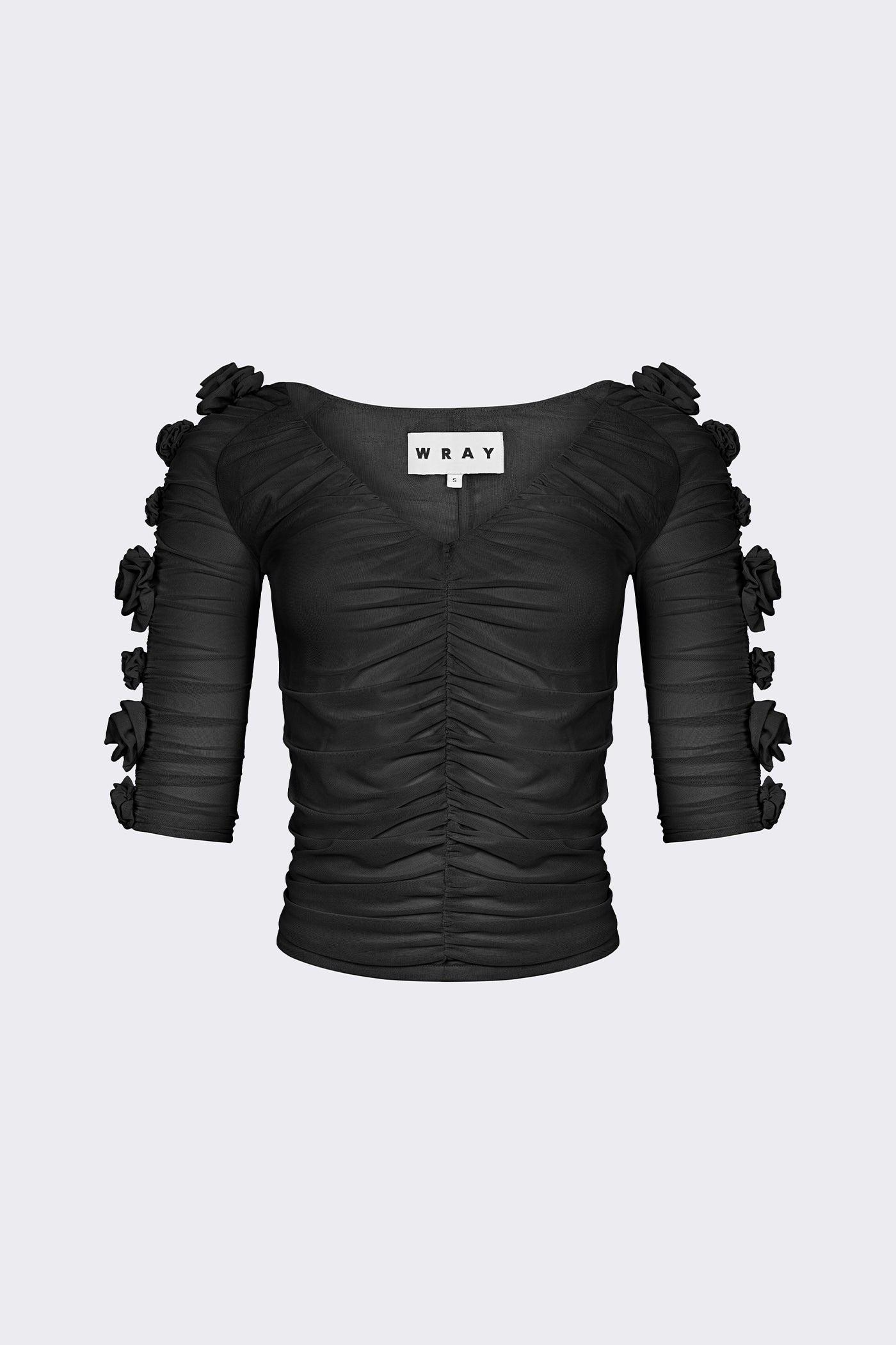 Rose Top - Black Product Image