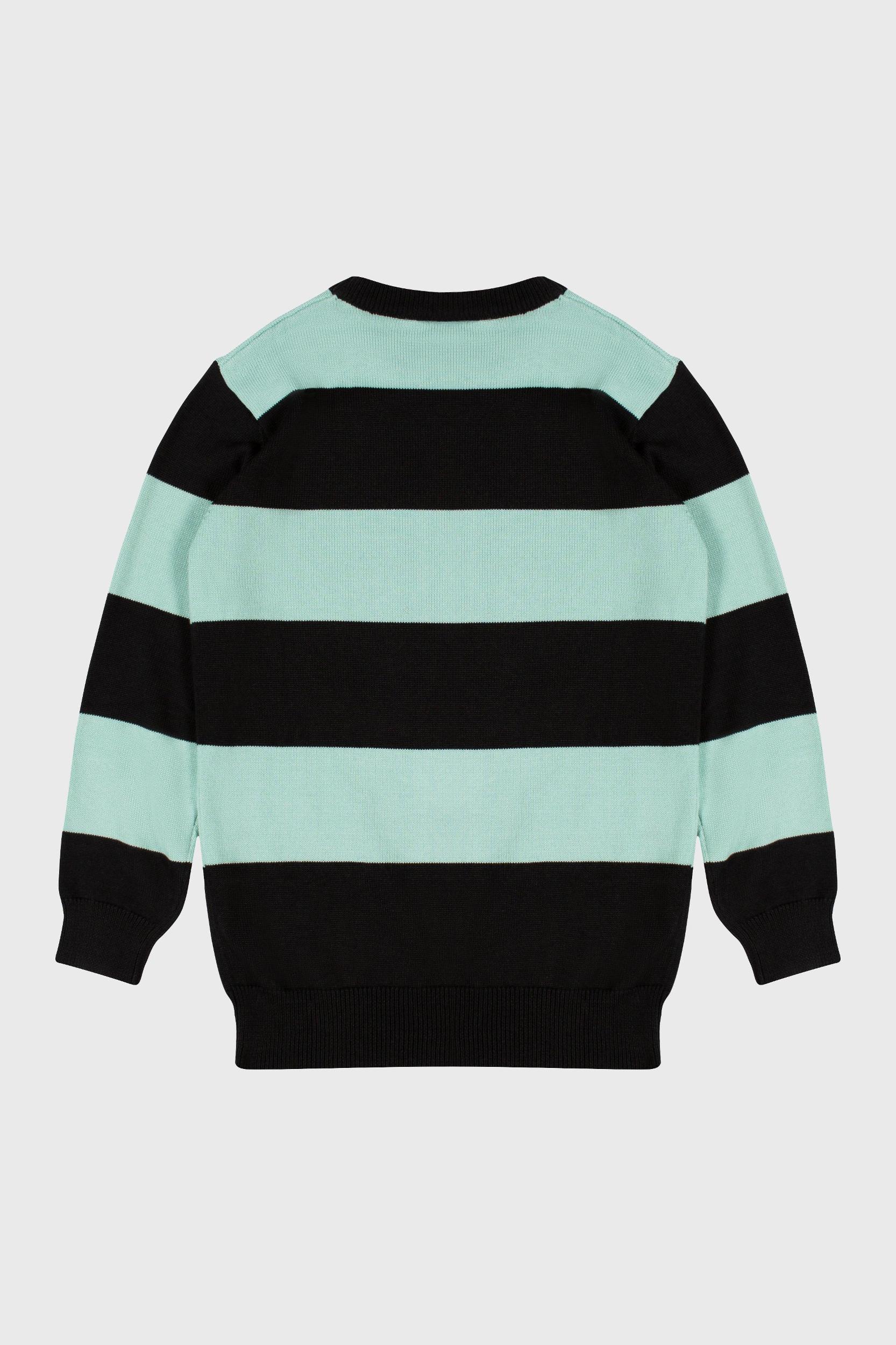 Vampurr Stripe Sweater [MINT] Female Product Image