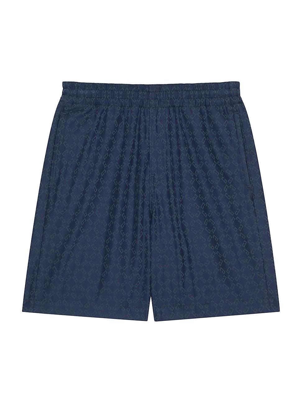 Mens Bermuda Shorts in Shiny Monogram 72 Denim Product Image