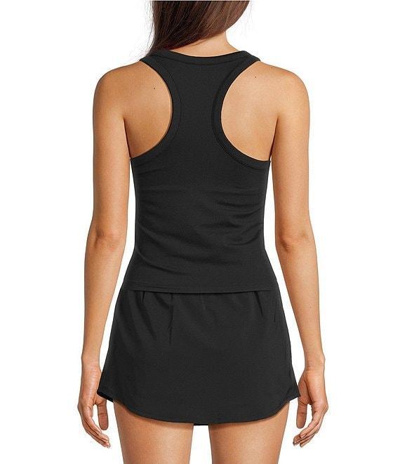 Under Armour Solid Knit High Neck Sleeveless Motion Tank Top Product Image