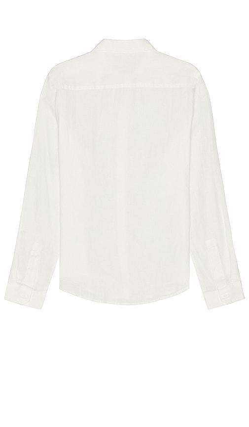 Men's Slim-Fit Linen Button-Down Shirt Product Image